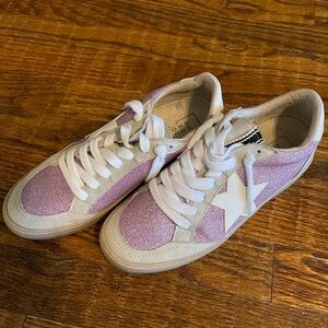 Pink Glitter Shu Shop Sneakers